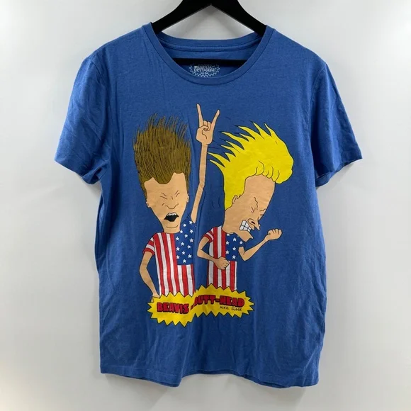 Beavis and Butt-Head Graphic T-Shirt Men’s Size Large - Picture 1 of 5